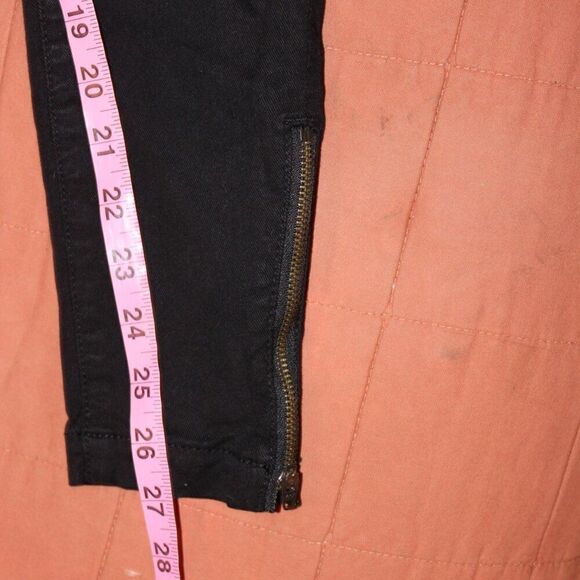 Joie Black  Zipper Front Skinny Denim Jeans Women's Size 25 - Picture 14 of 15